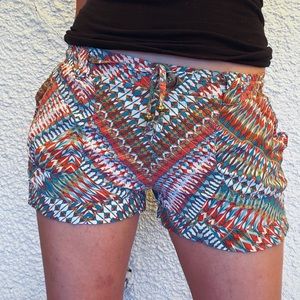 Colorful Pattern Summer Shorts